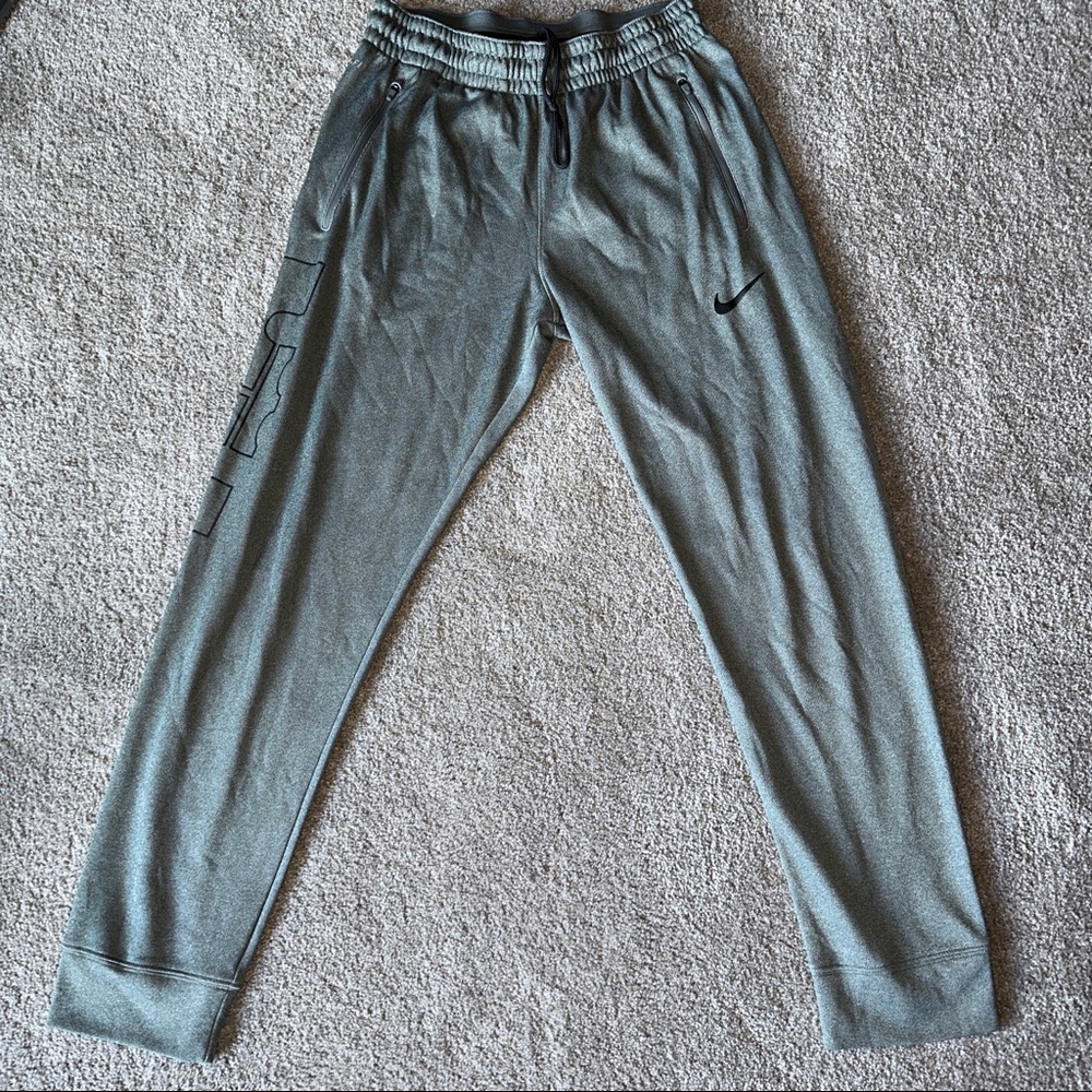 Like New Lebron James Nike Gray Therma-fit Joggers S